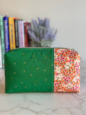 Boxy Pouch - Springy Florals