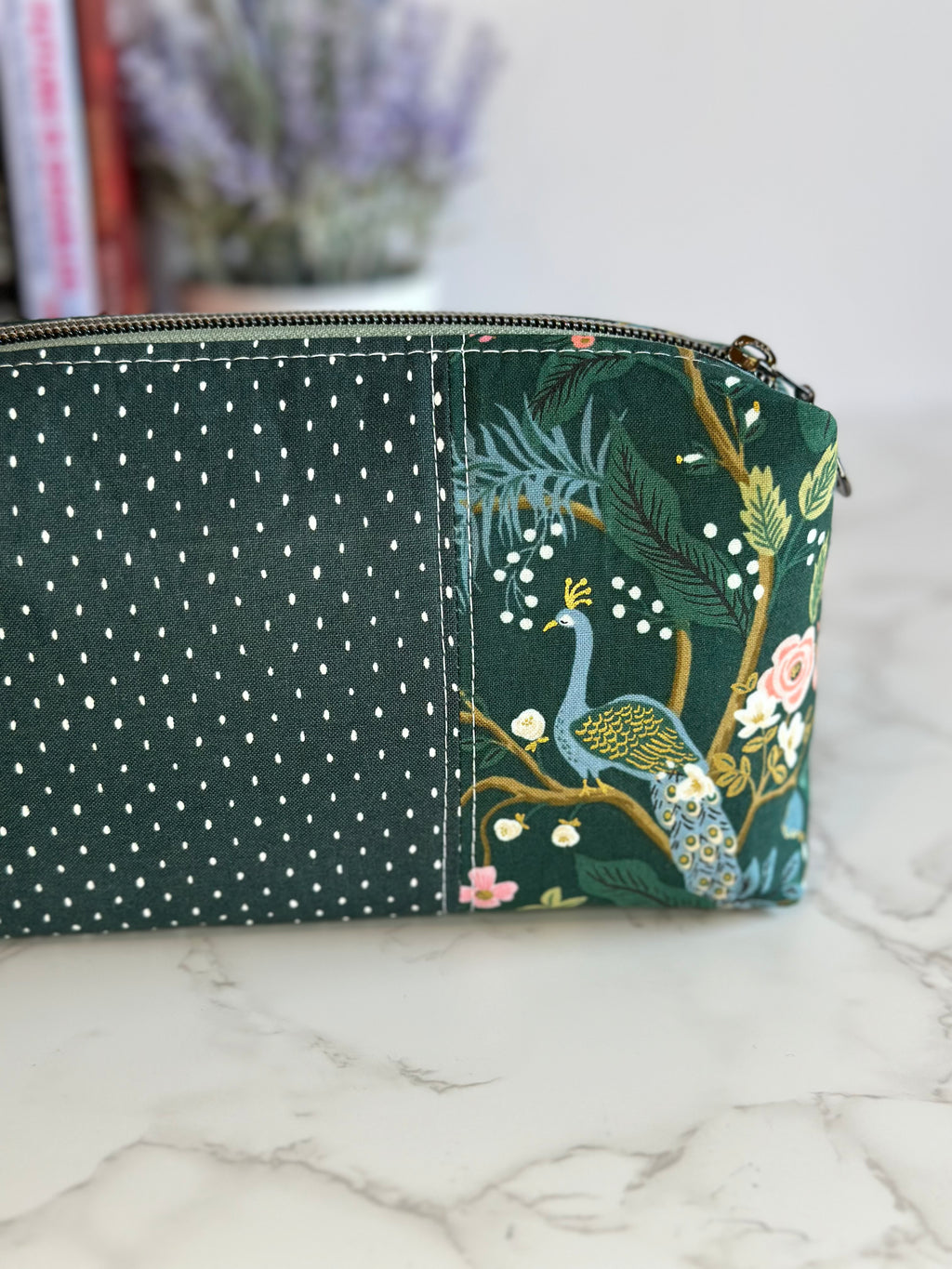 Boxy Pouch - Peacock