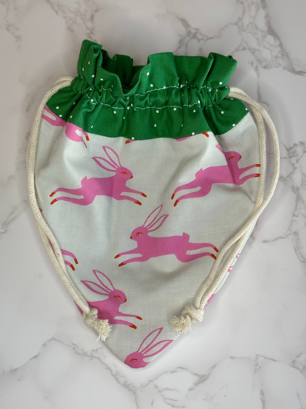 strawberry bag - bunnies