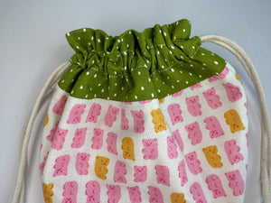 strawberry bag - gummy bears