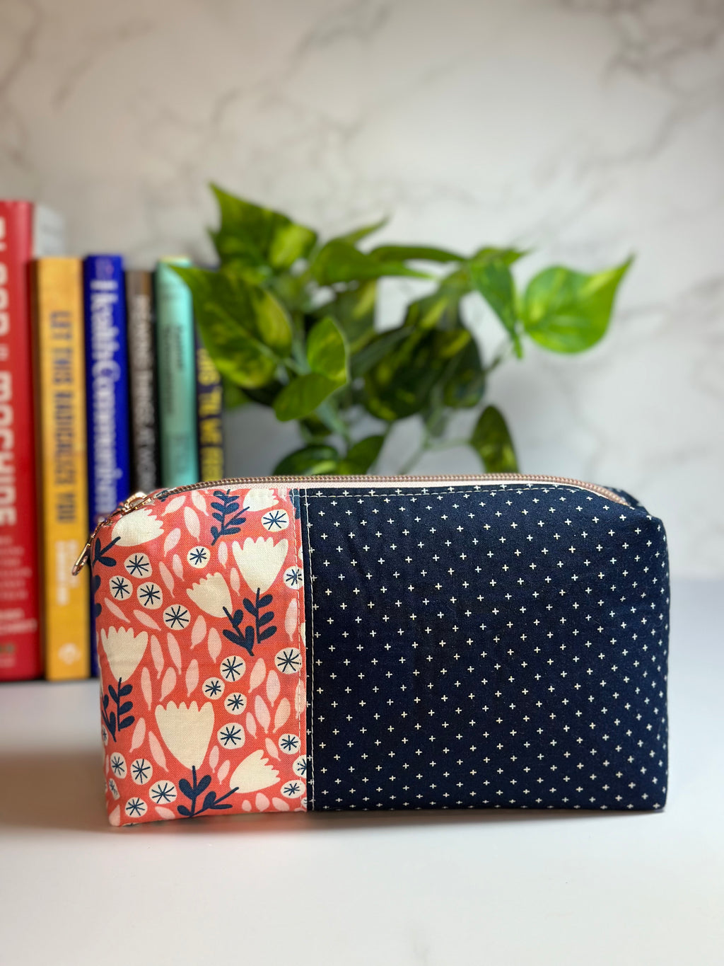 Boxy Pouch - C&s floral