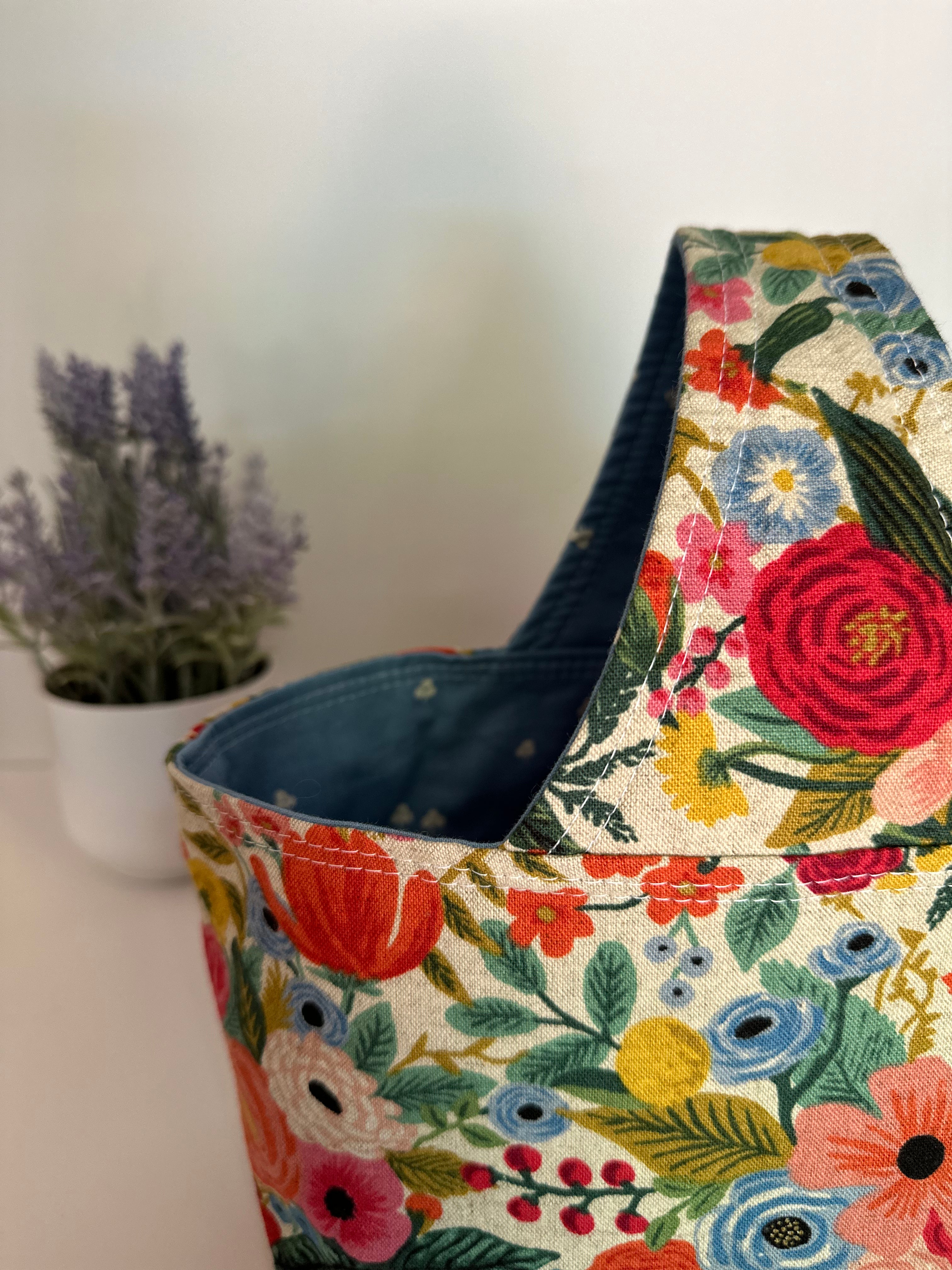 Small Canvas Fabric Basket