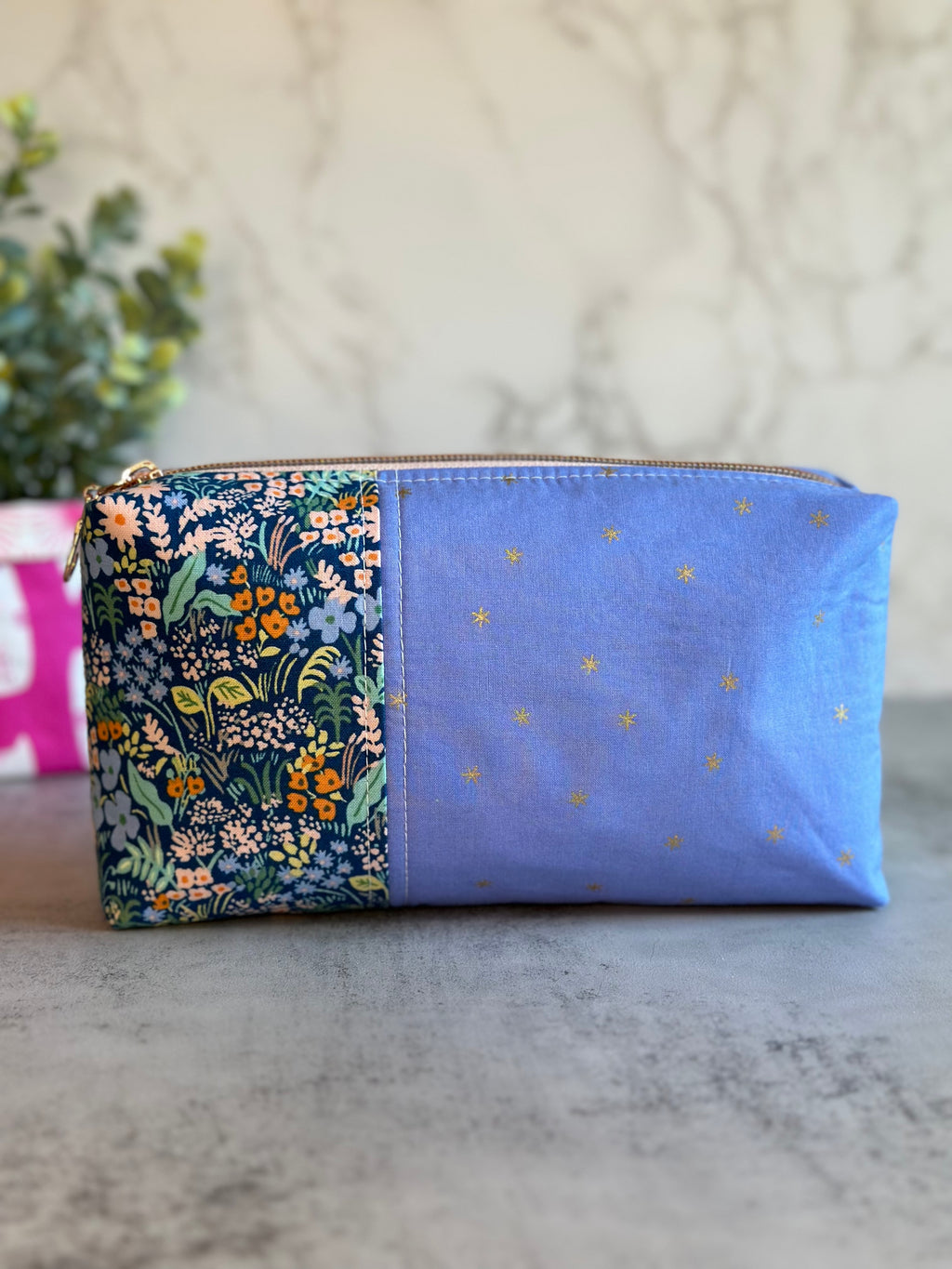 Boxy Pouch - Rifle Paper floral