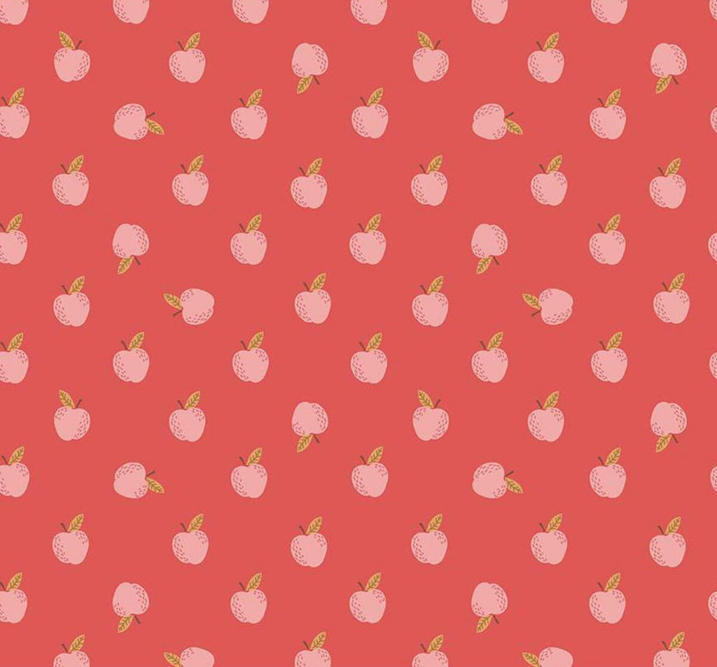 4 set of fabric napkins - apples in paprika