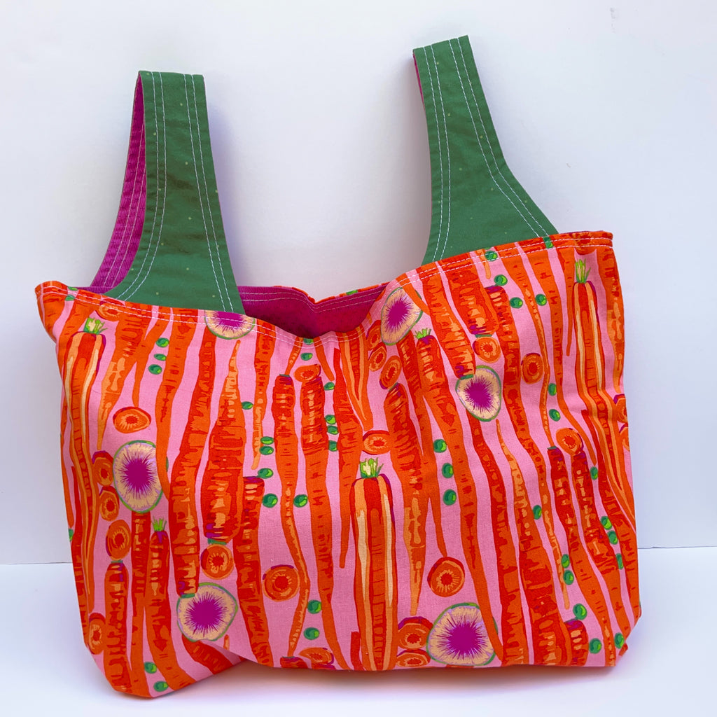 Reusable Fabric Tote - Carrots