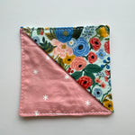 fabric corner bookmark - rifle paper floral