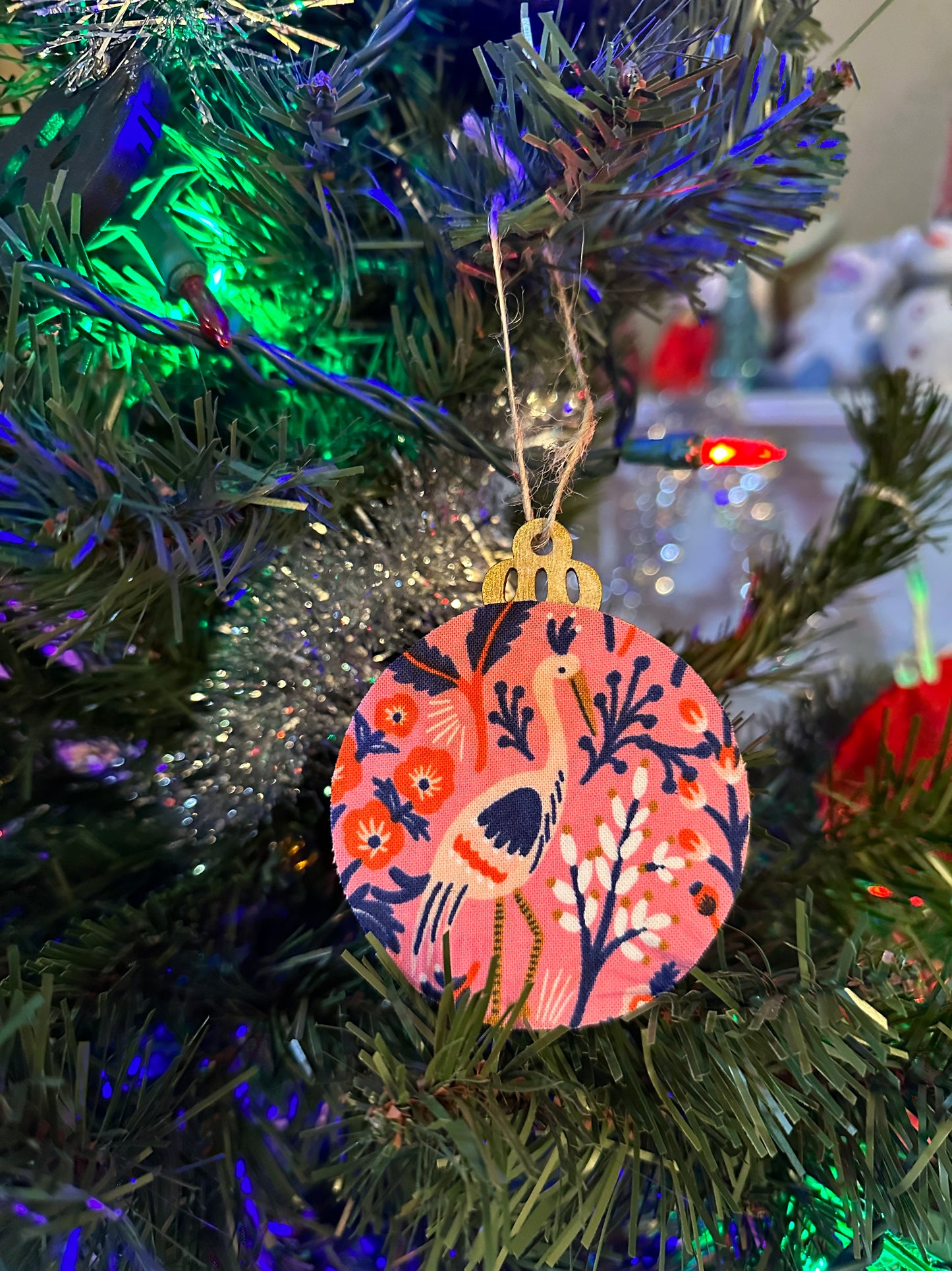 fabric ornament - rifle paper bird