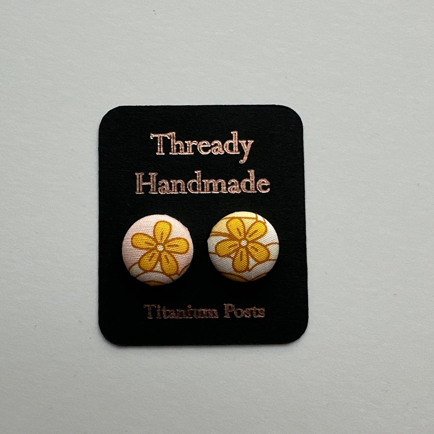 Earrings - Yellow Flowers