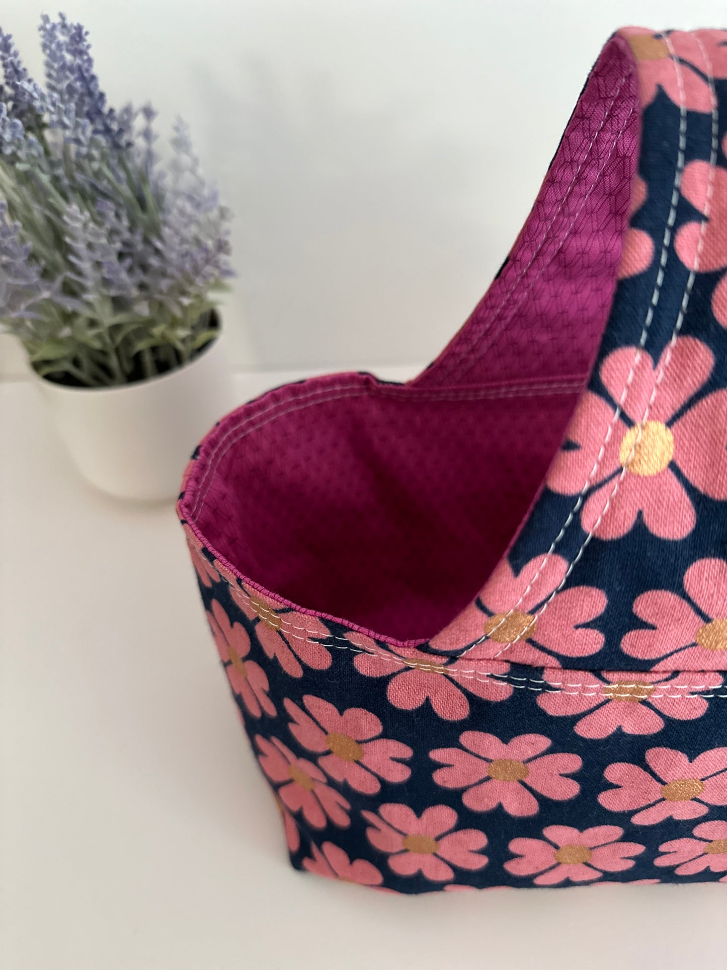 Small Canvas Fabric Basket