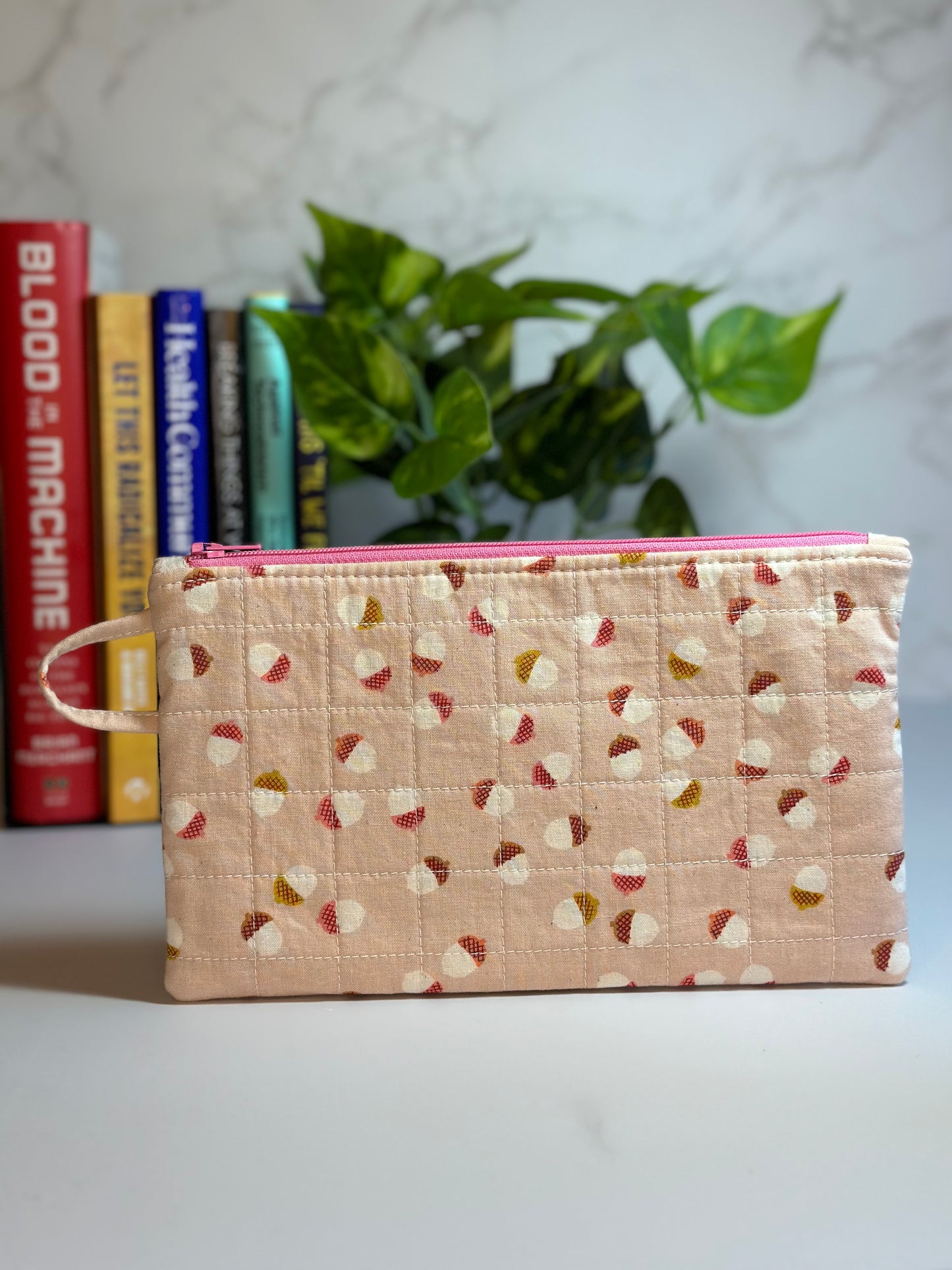 quilted pouch