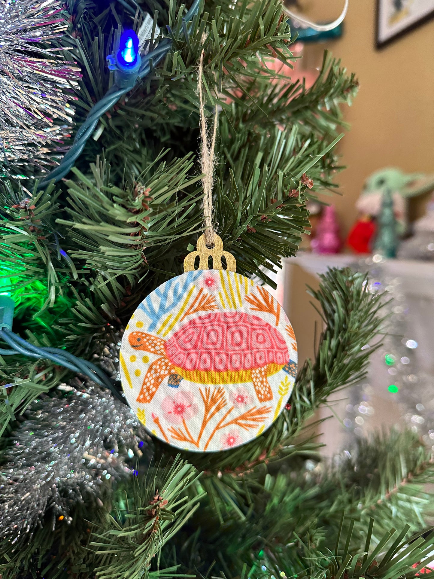 fabric ornament - tortoise