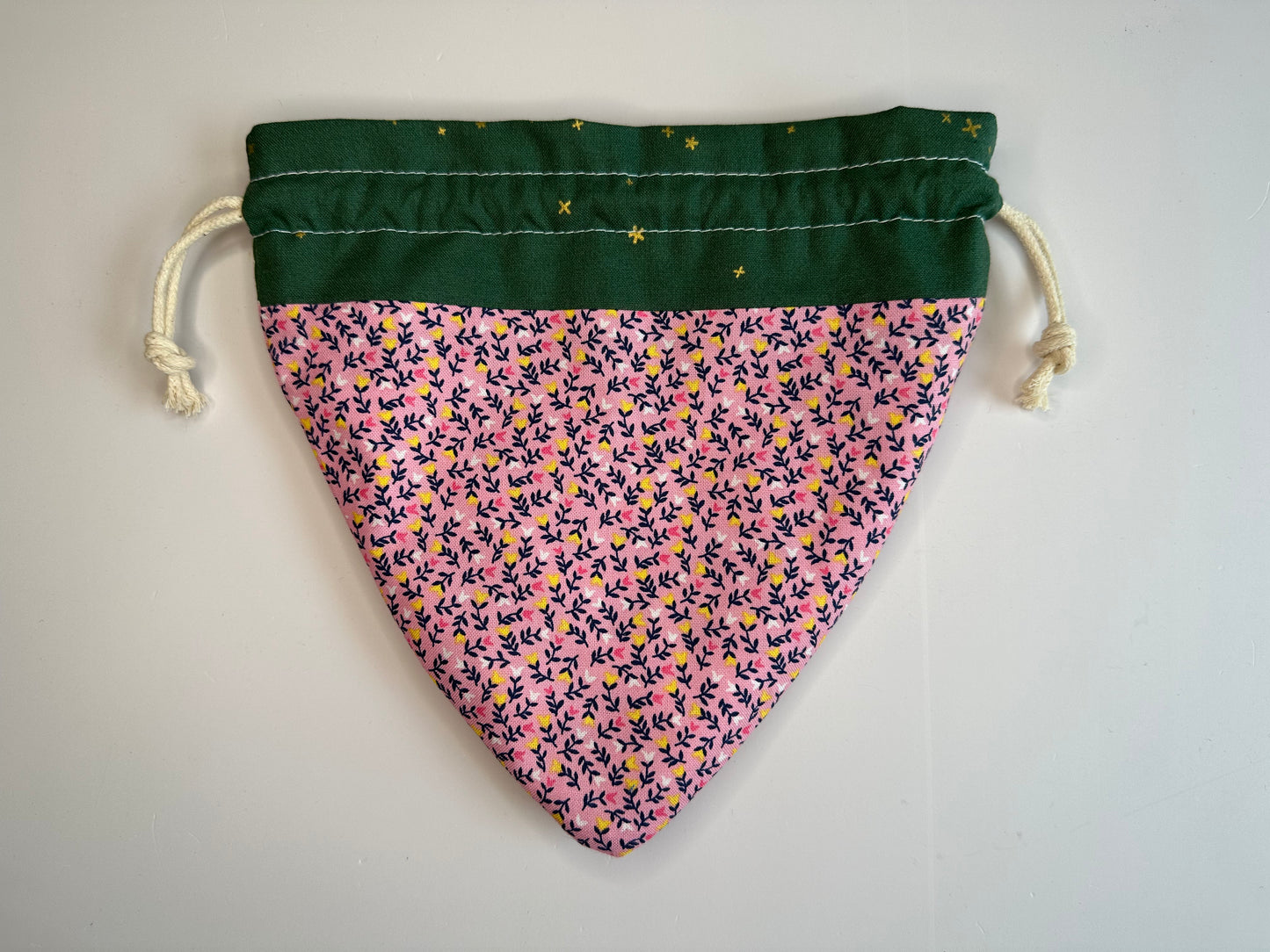 strawberry bag - tiny floral