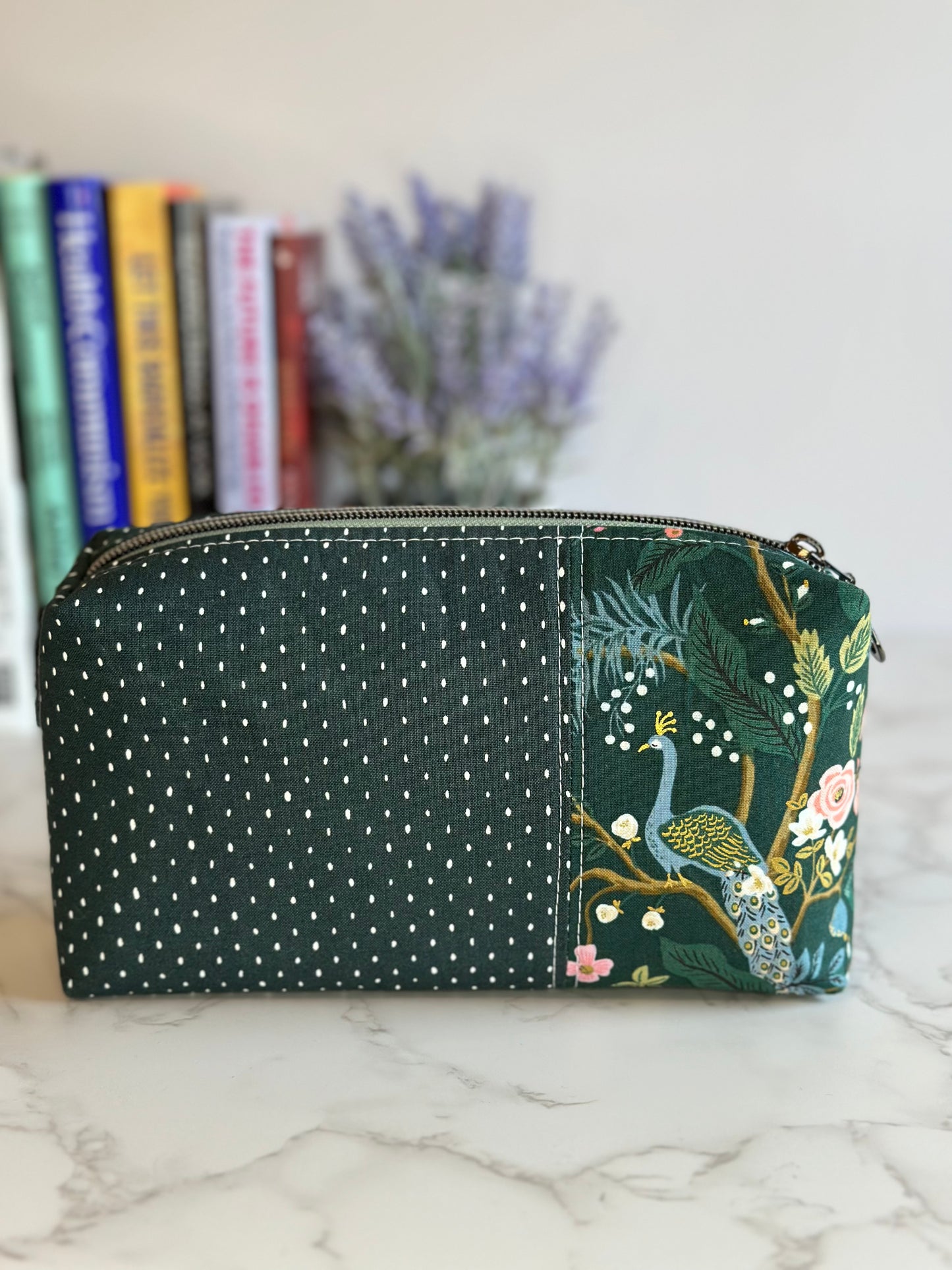 Boxy Pouch - Peacock