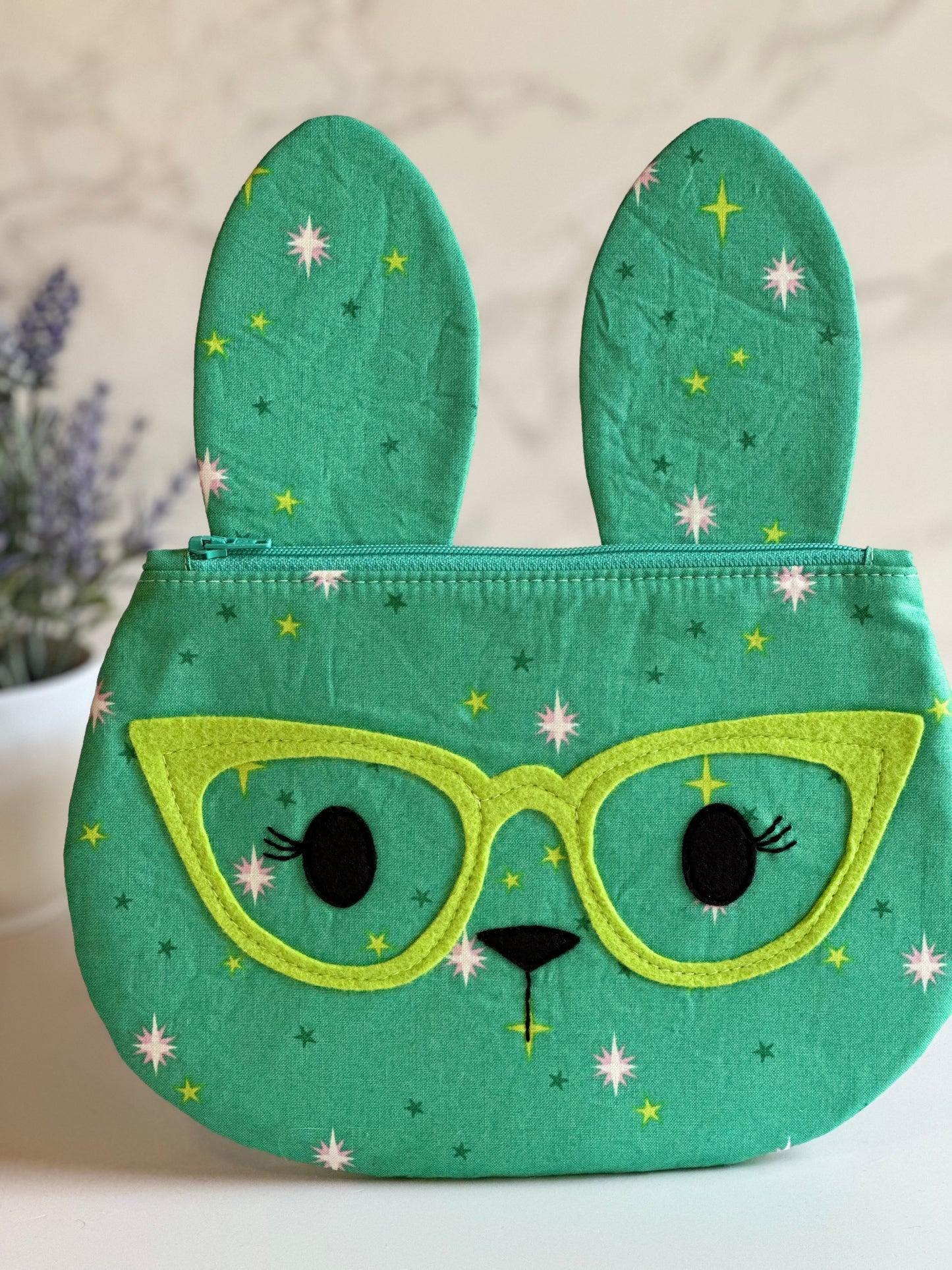 bunny zipper pouch