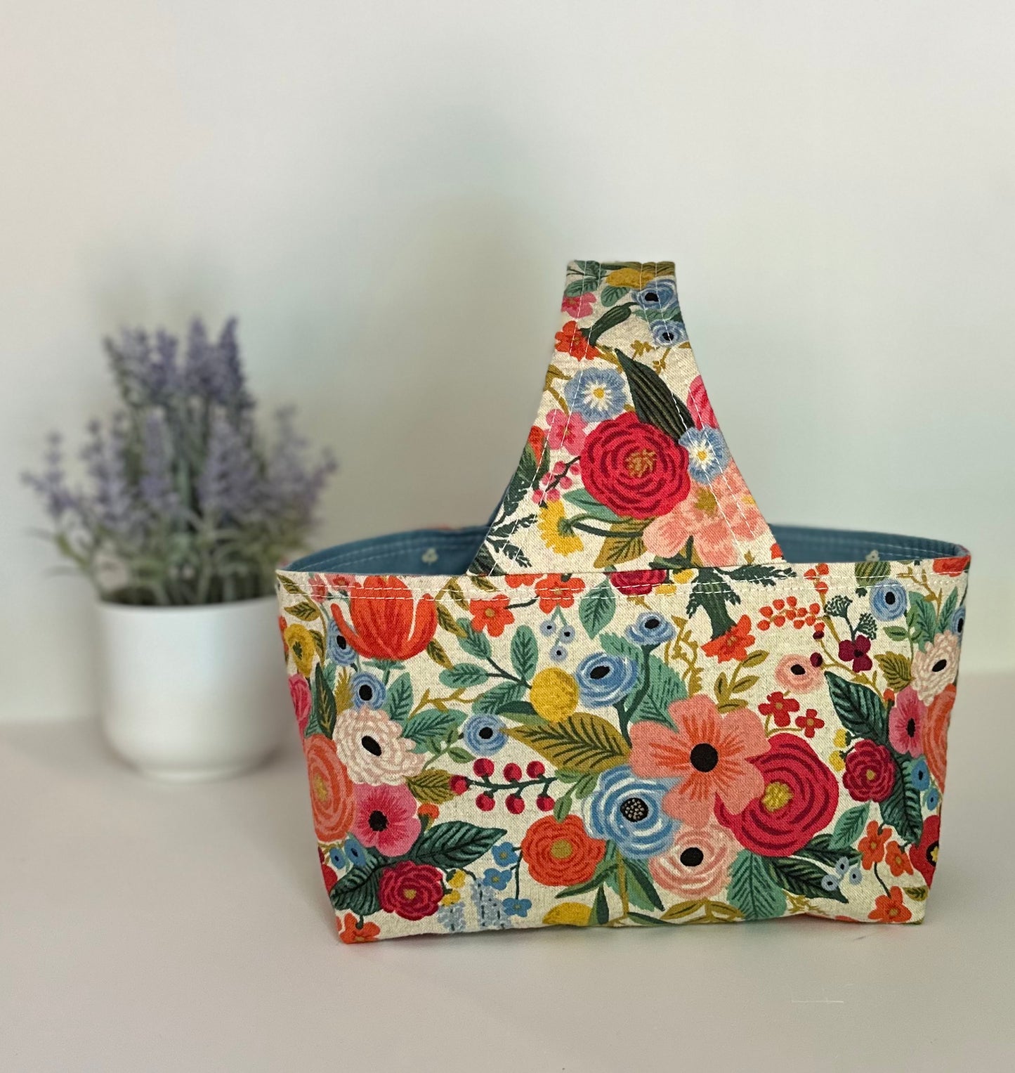 Small Canvas Fabric Basket