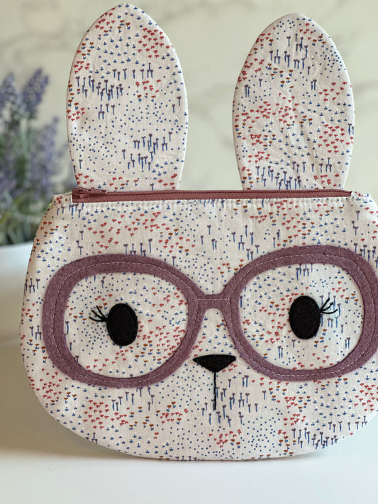 bunny zipper pouch