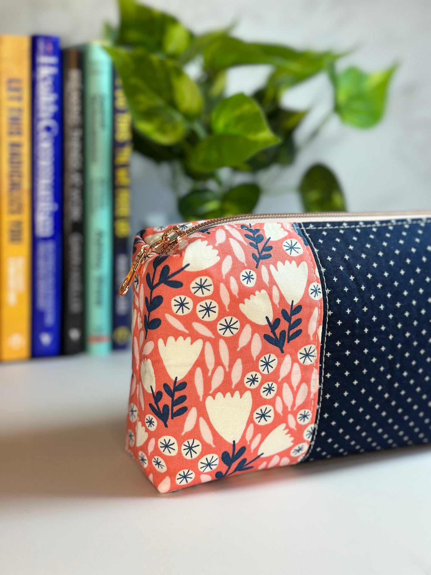 Boxy Pouch - C&s floral