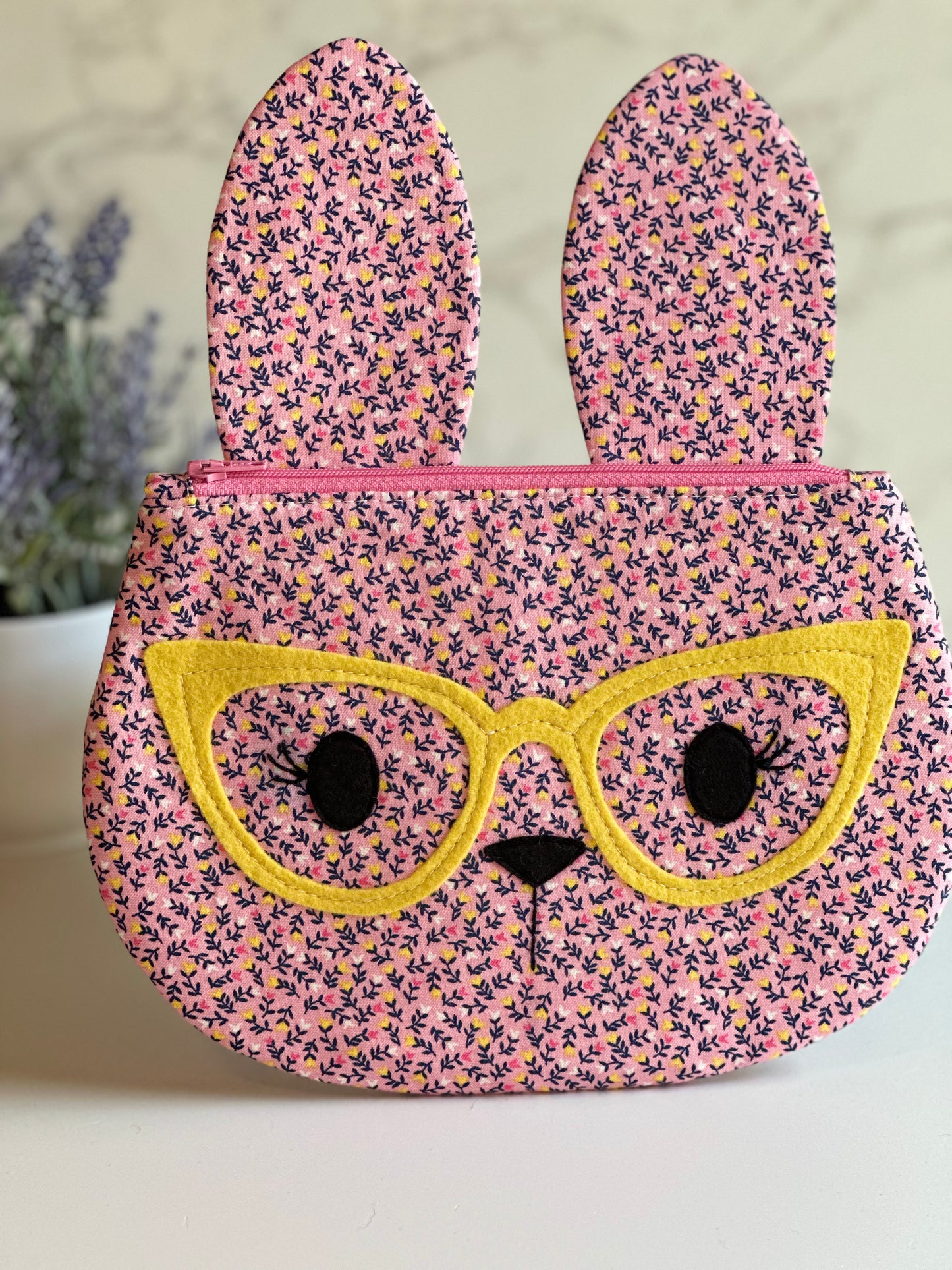 bunny zipper pouch