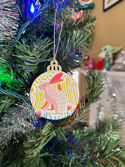fabric ornament - cottontail