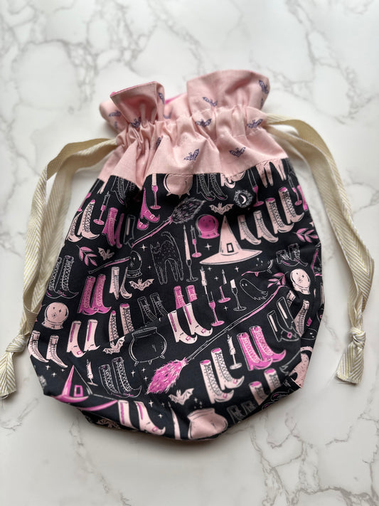 Lined Drawstring Bag - Witch’s Wardrobe Sweet