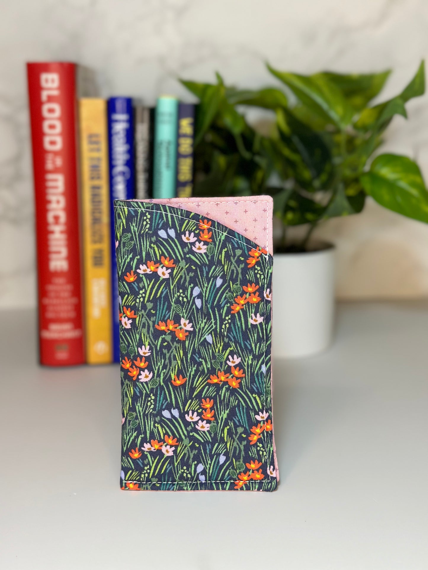 eyeglass case - flower field