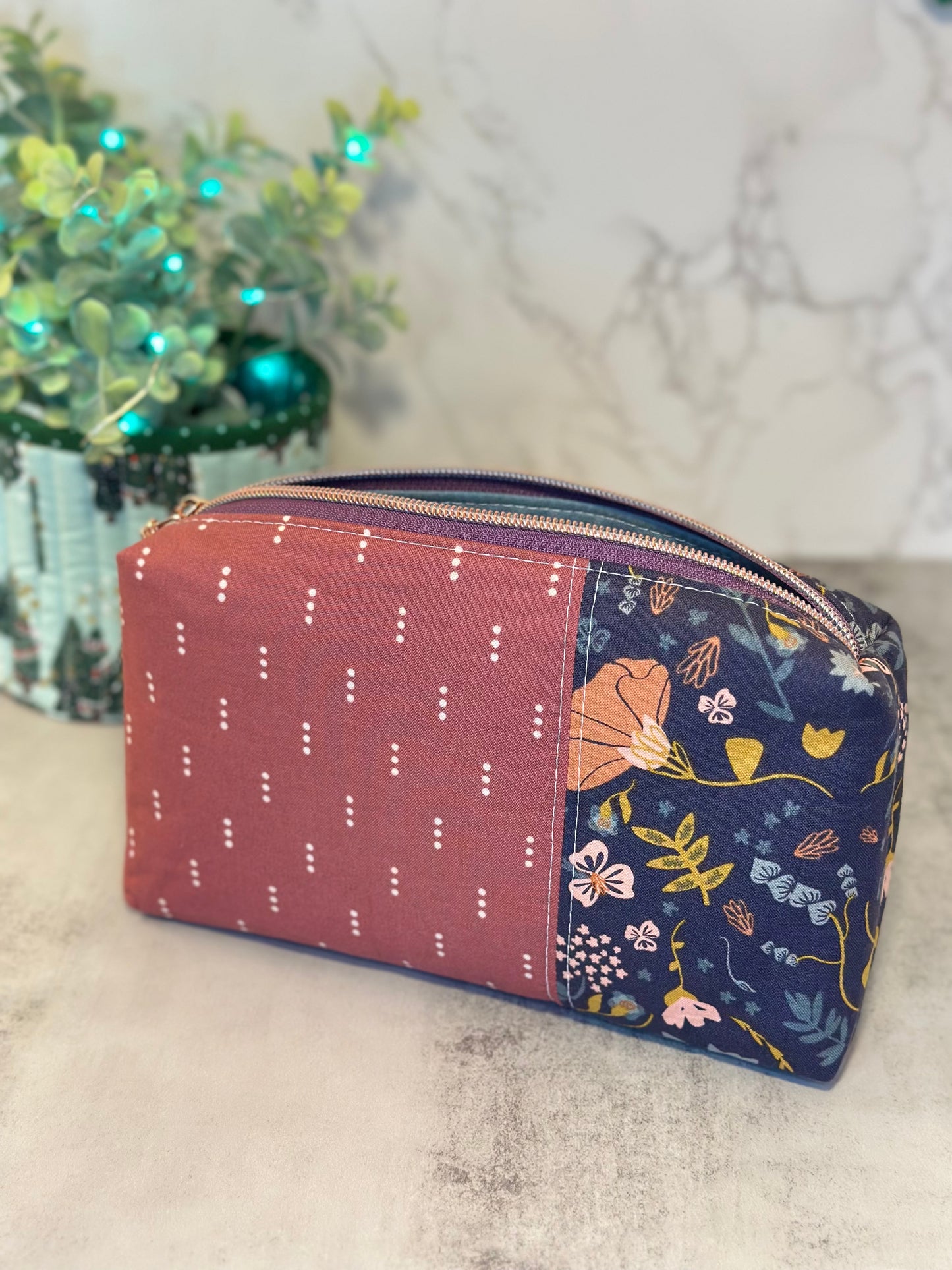 Boxy Pouch - Flowers
