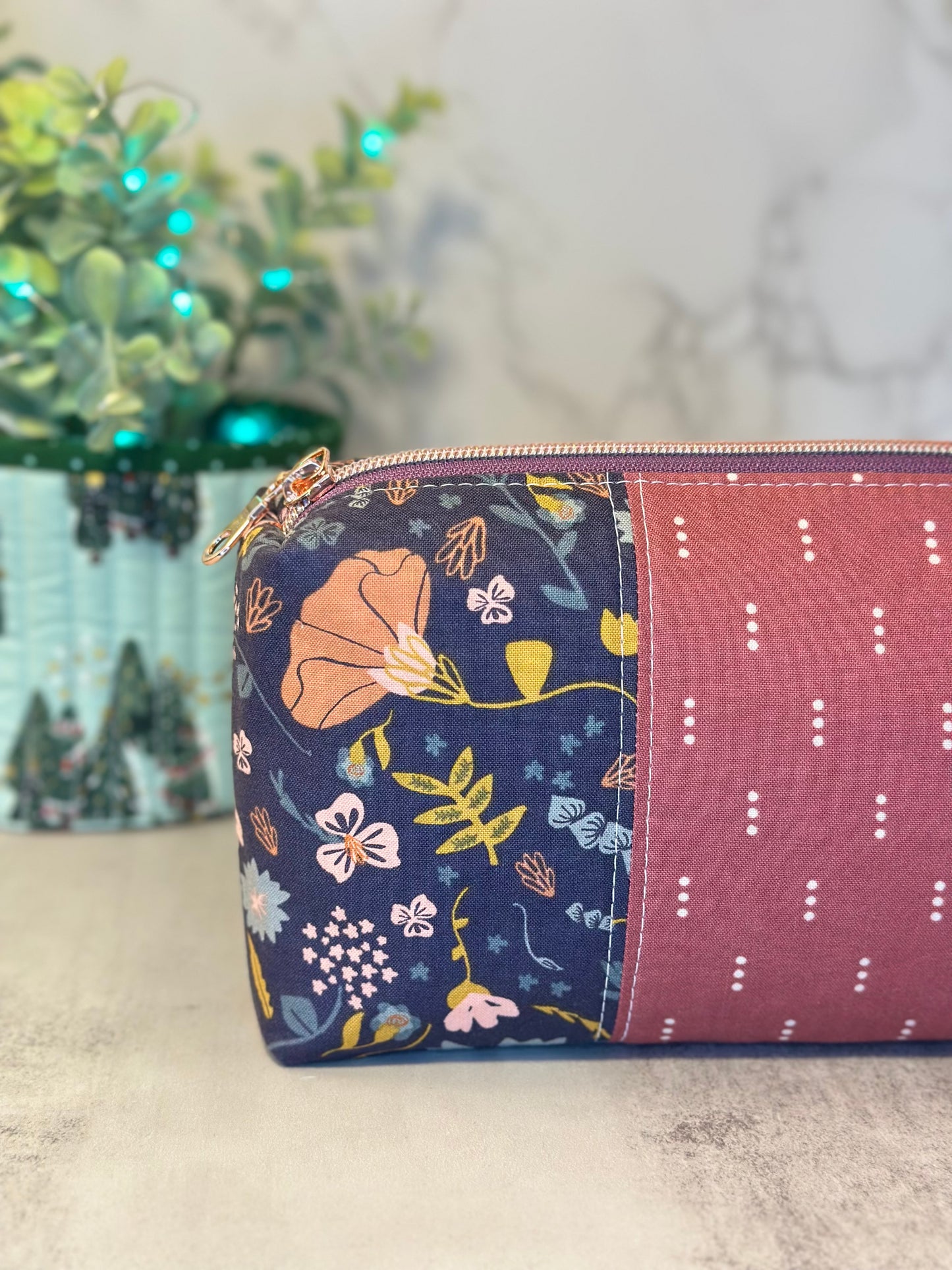 Boxy Pouch - Flowers