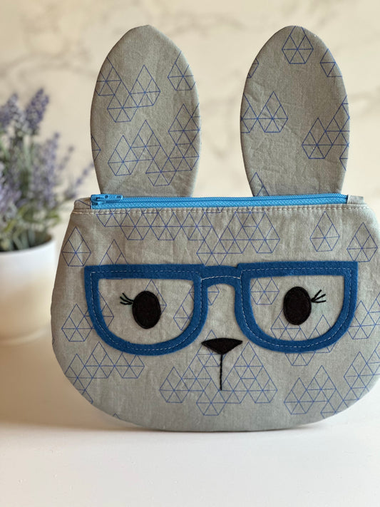 bunny zipper pouch