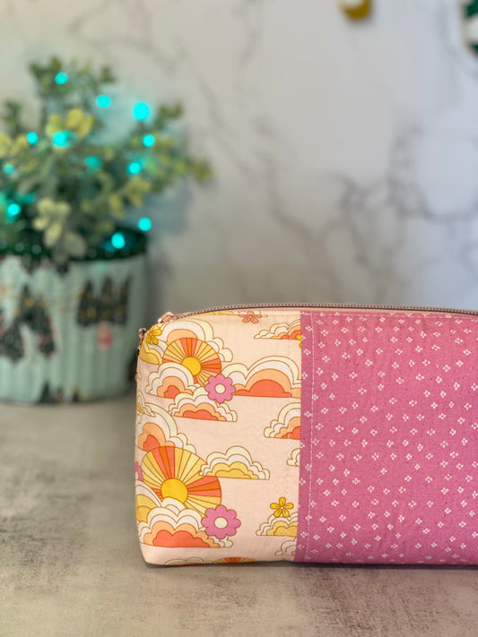 Boxy Pouch - Groovy Suns