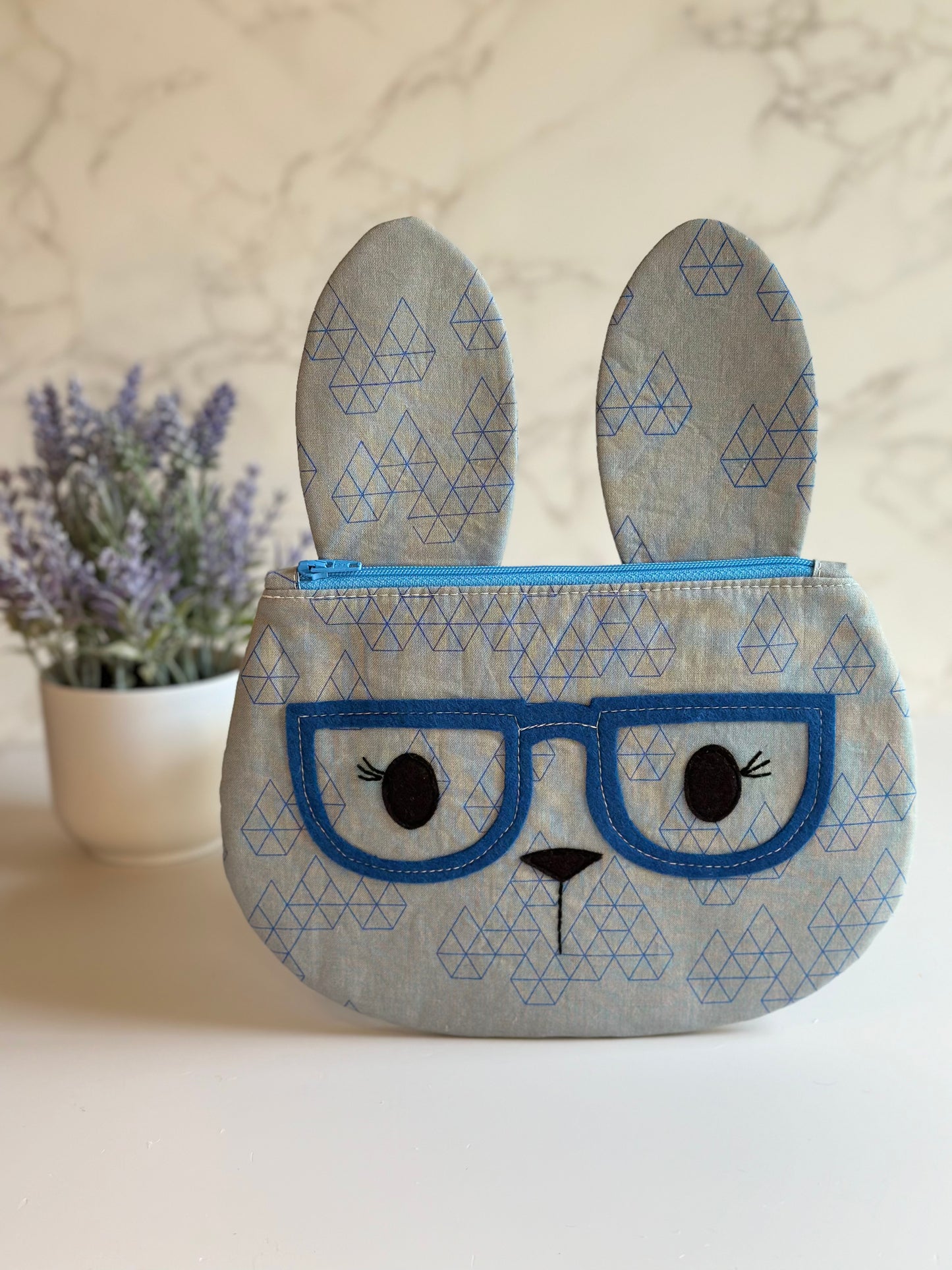 bunny zipper pouch