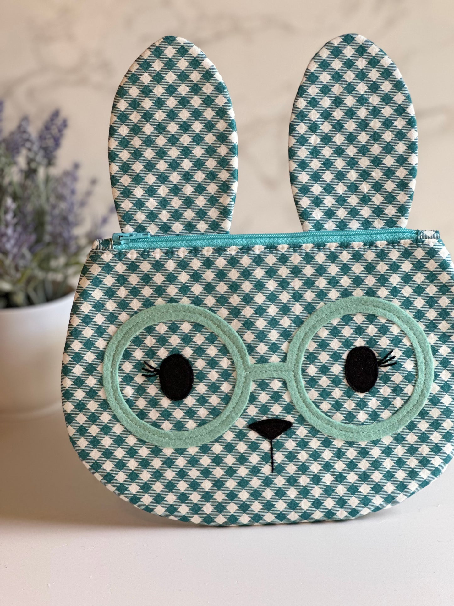 bunny zipper pouch