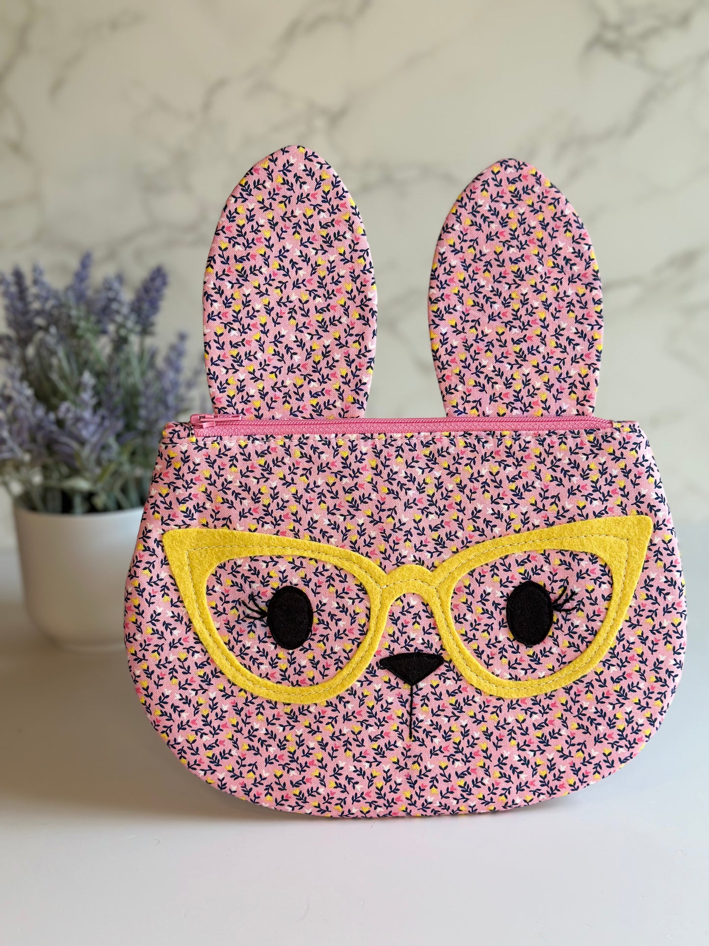 bunny zipper pouch