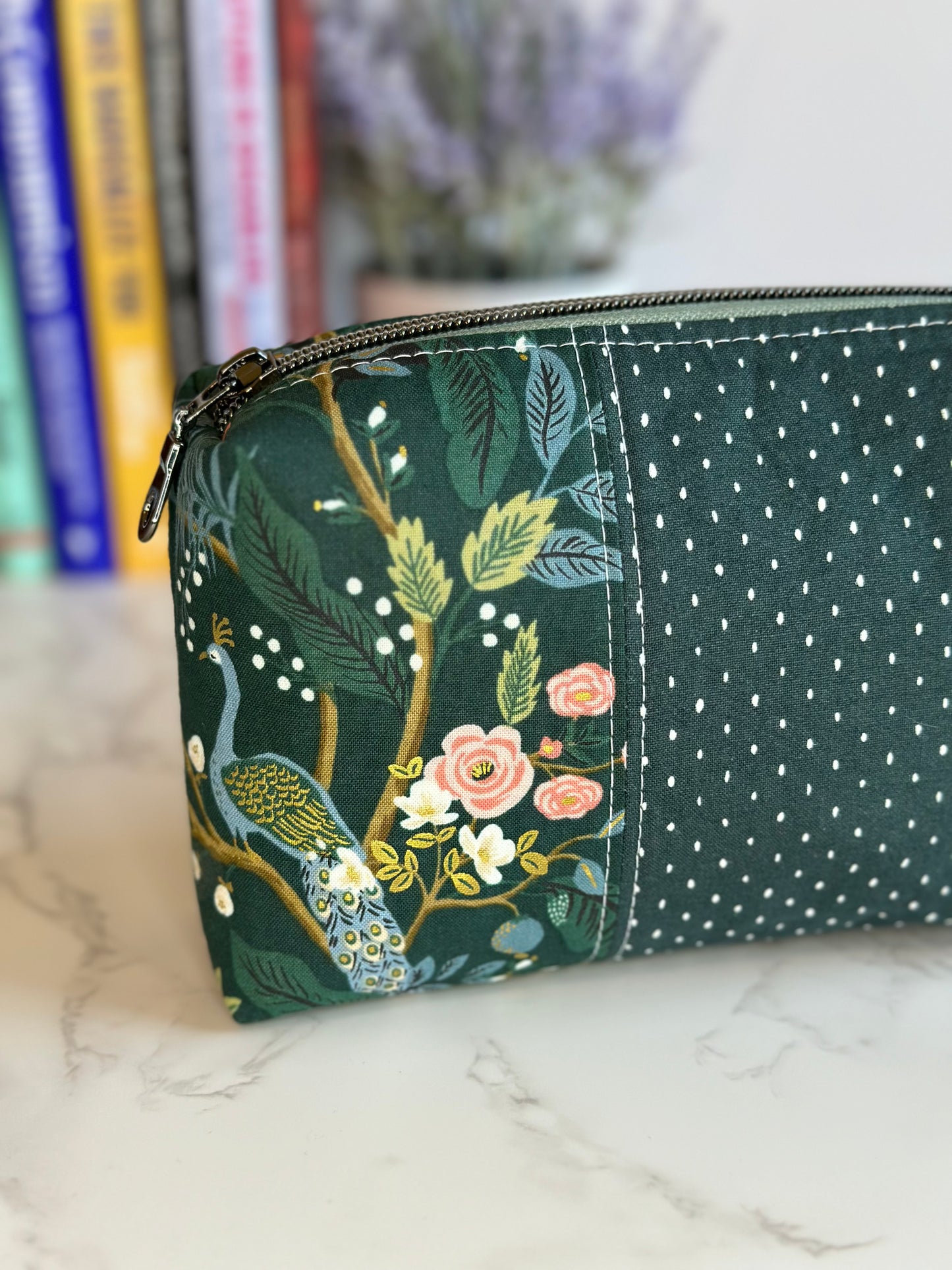 Boxy Pouch - Peacock