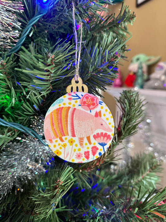 fabric ornament - armadillo