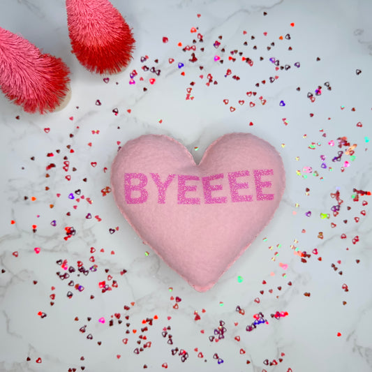 byeeee - felt candy heart