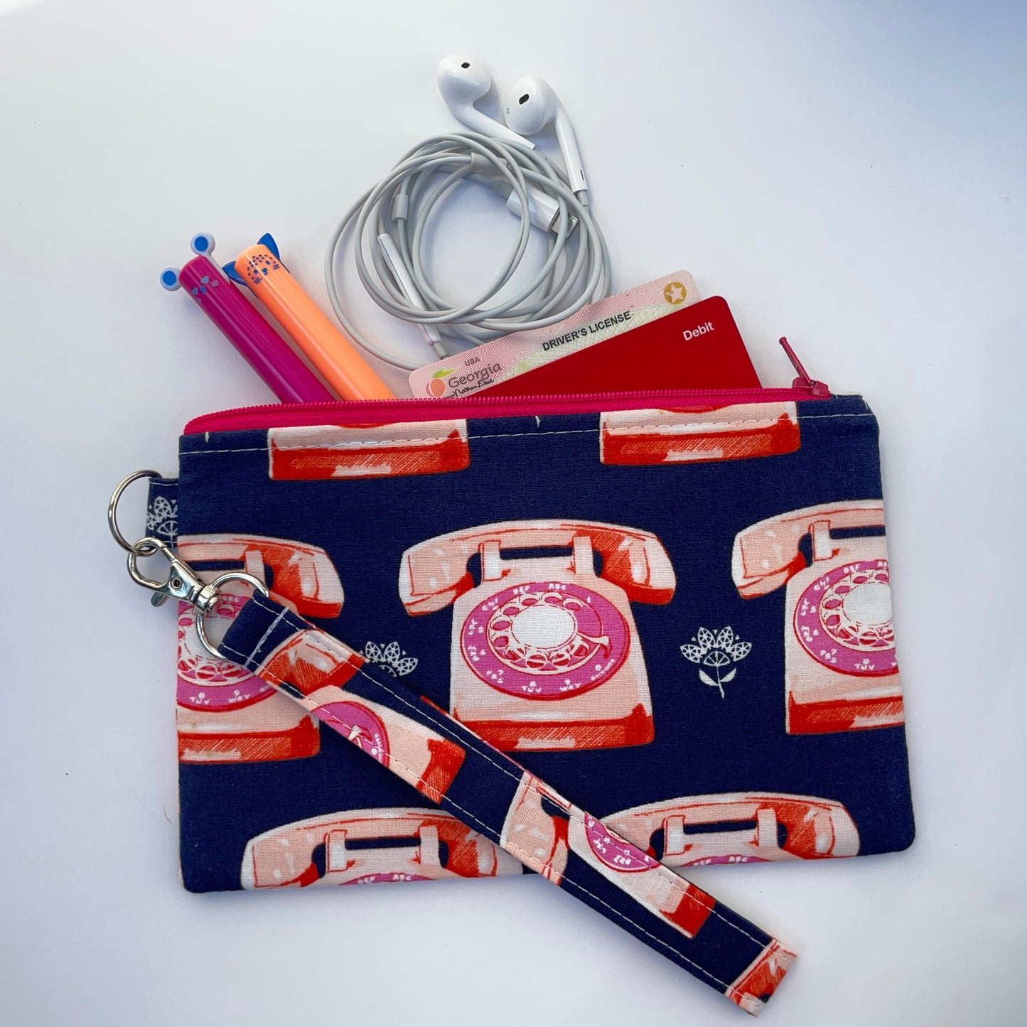 Essential Wristlet - Retro Telephone