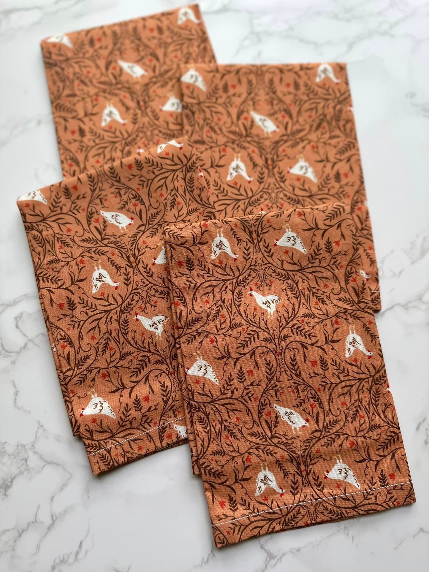 cotton fabric napkins - set of 4