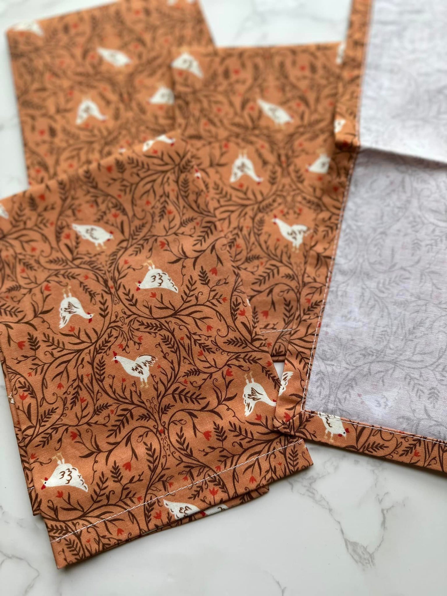 cotton fabric napkins - set of 4