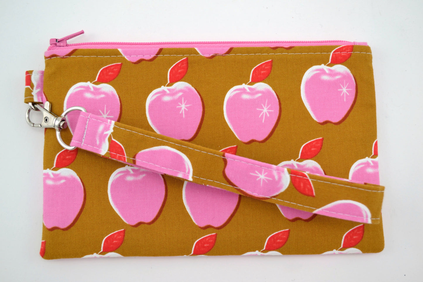 Essential Wristlet - Pink Apple