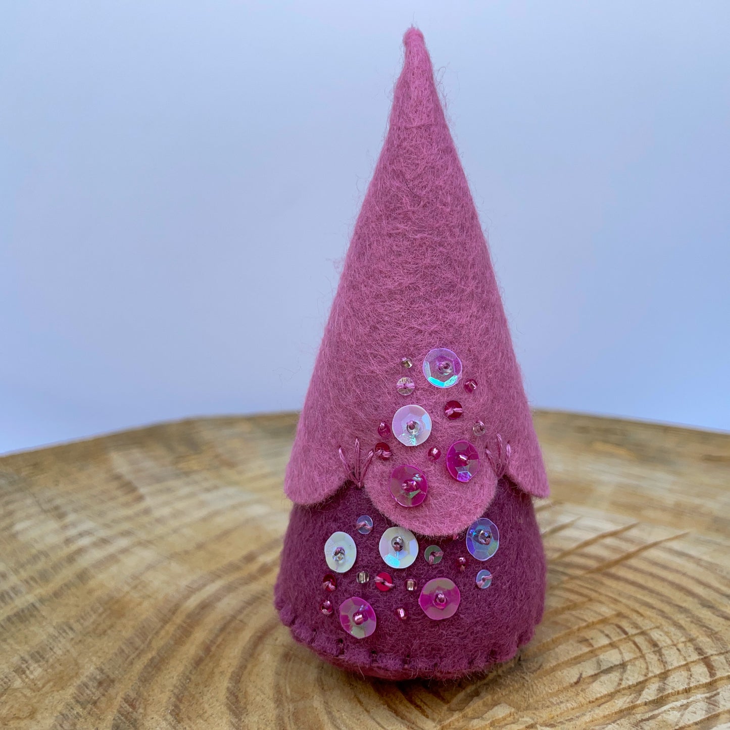 Multicolor felt sparkle tree