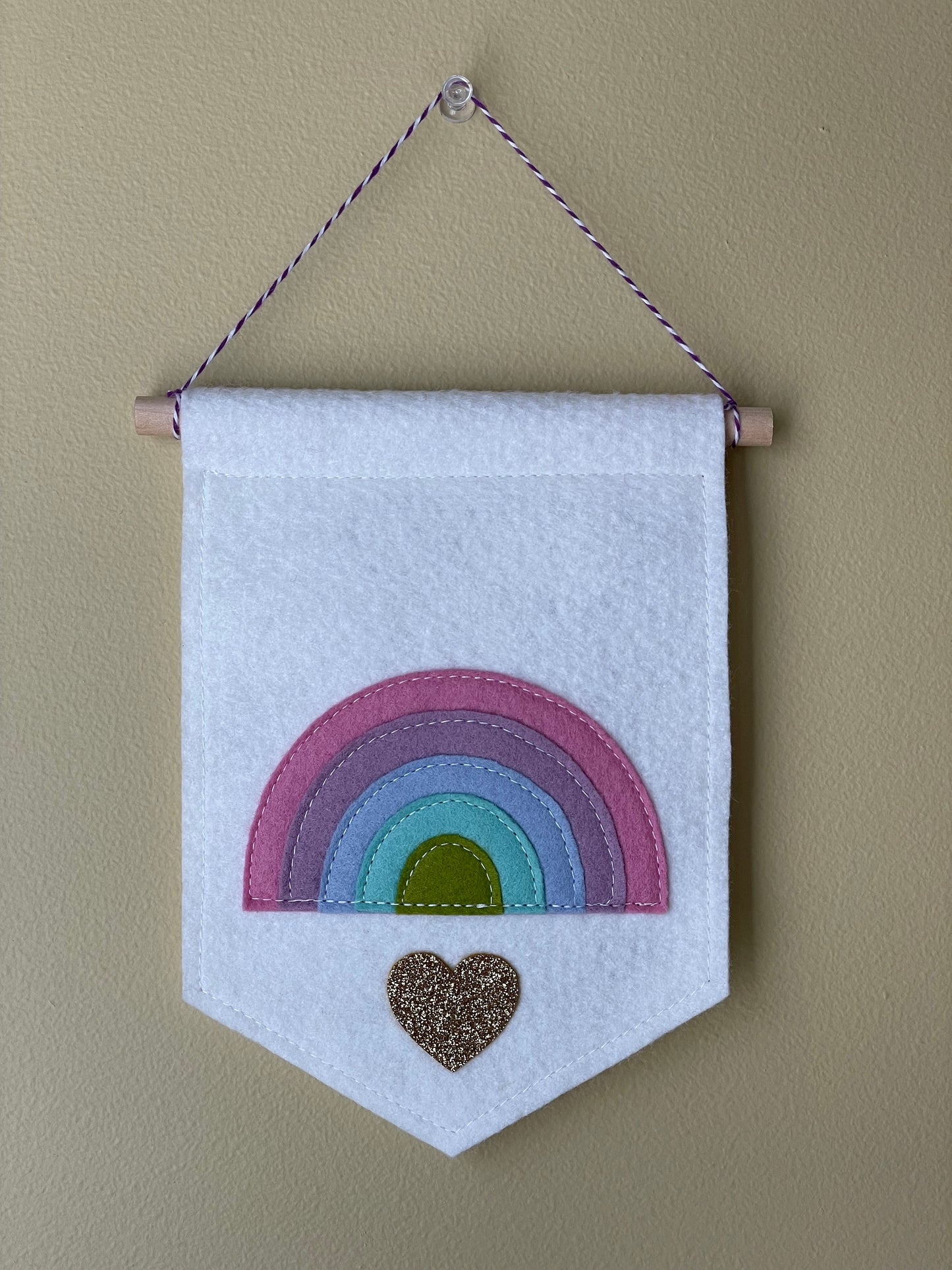 rainbow wall hanging 🌈