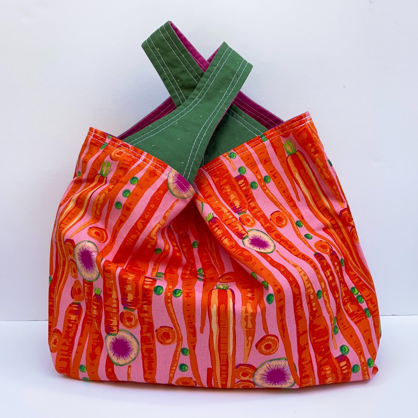 Reusable Fabric Tote - Carrots