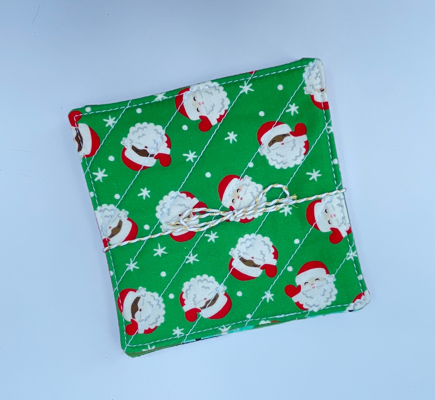 Christmas Coasters - Greens