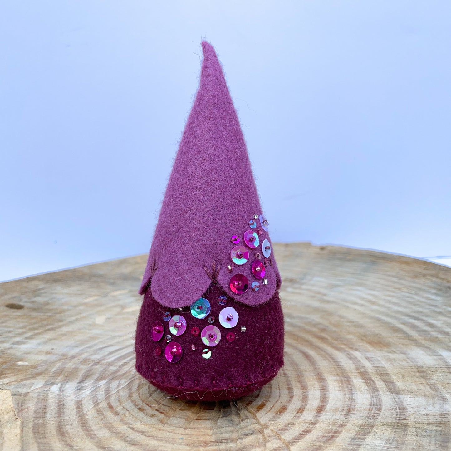 Multicolor felt sparkle tree