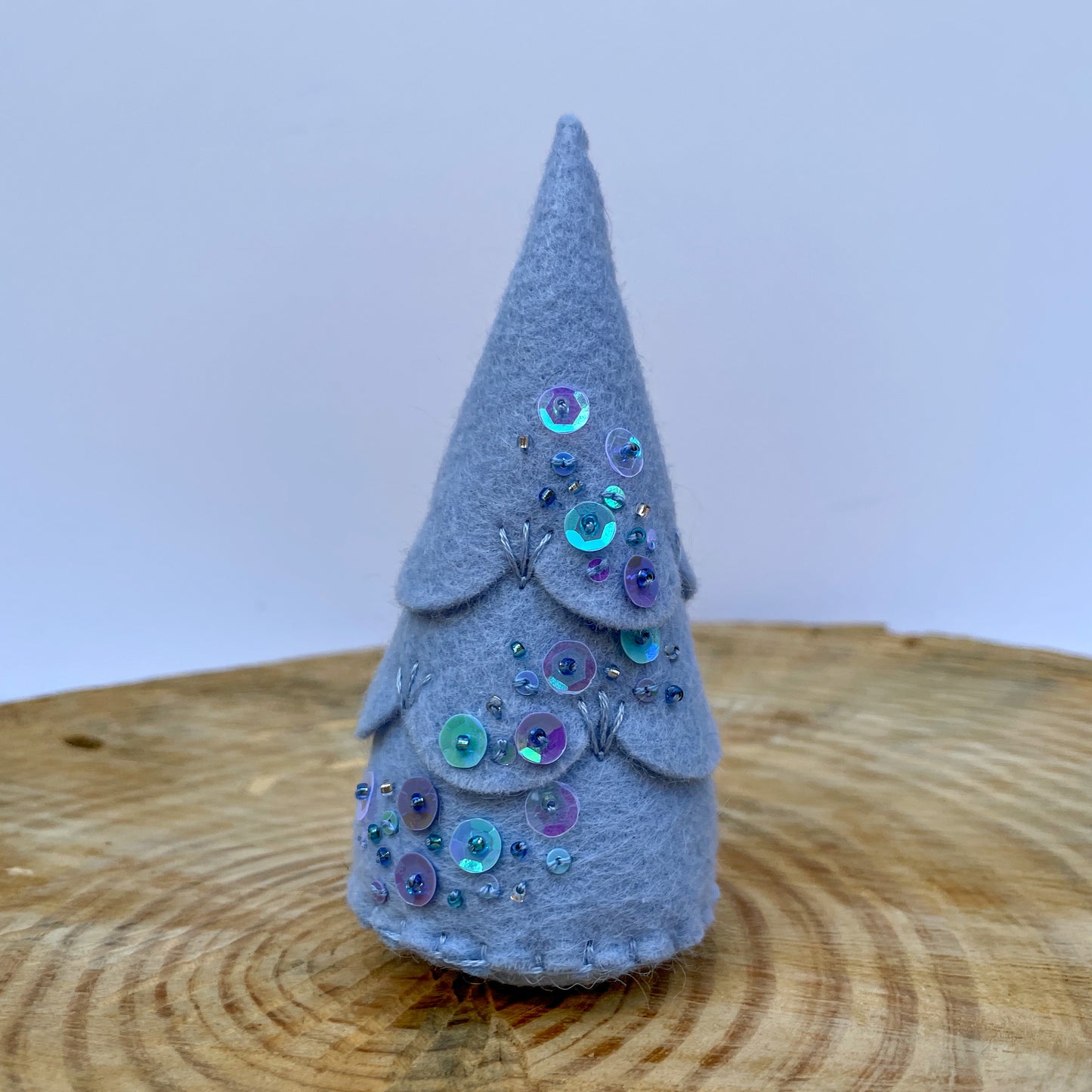 Sky felt sparkle tree