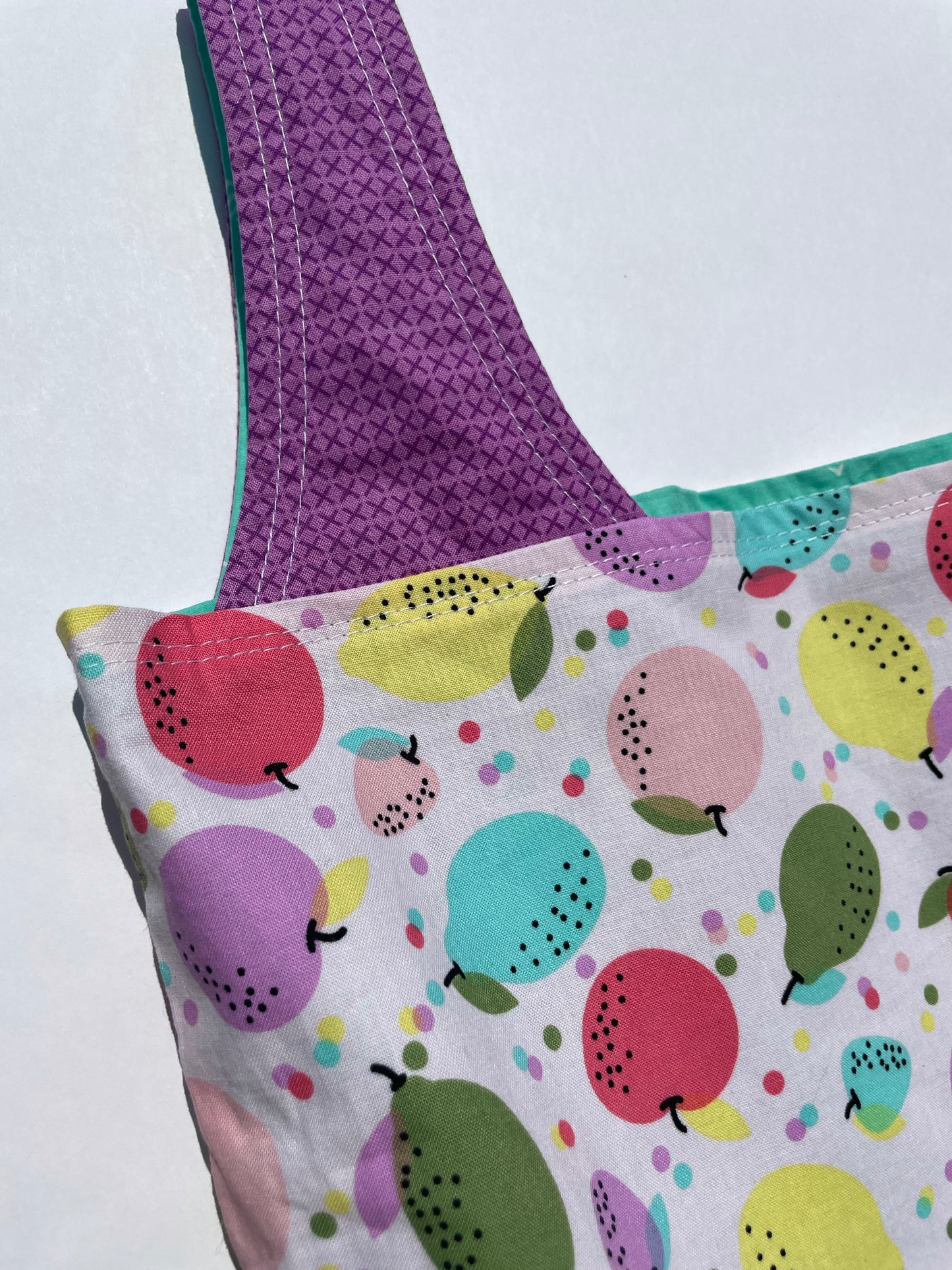 Reusable Fabric Tote - Fruity