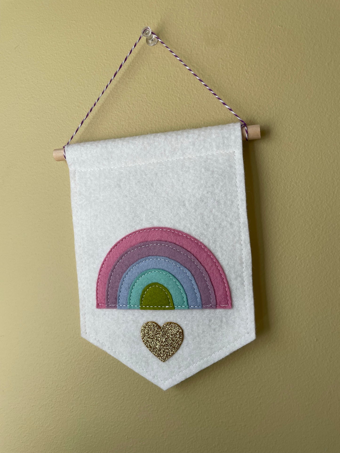 rainbow wall hanging 🌈