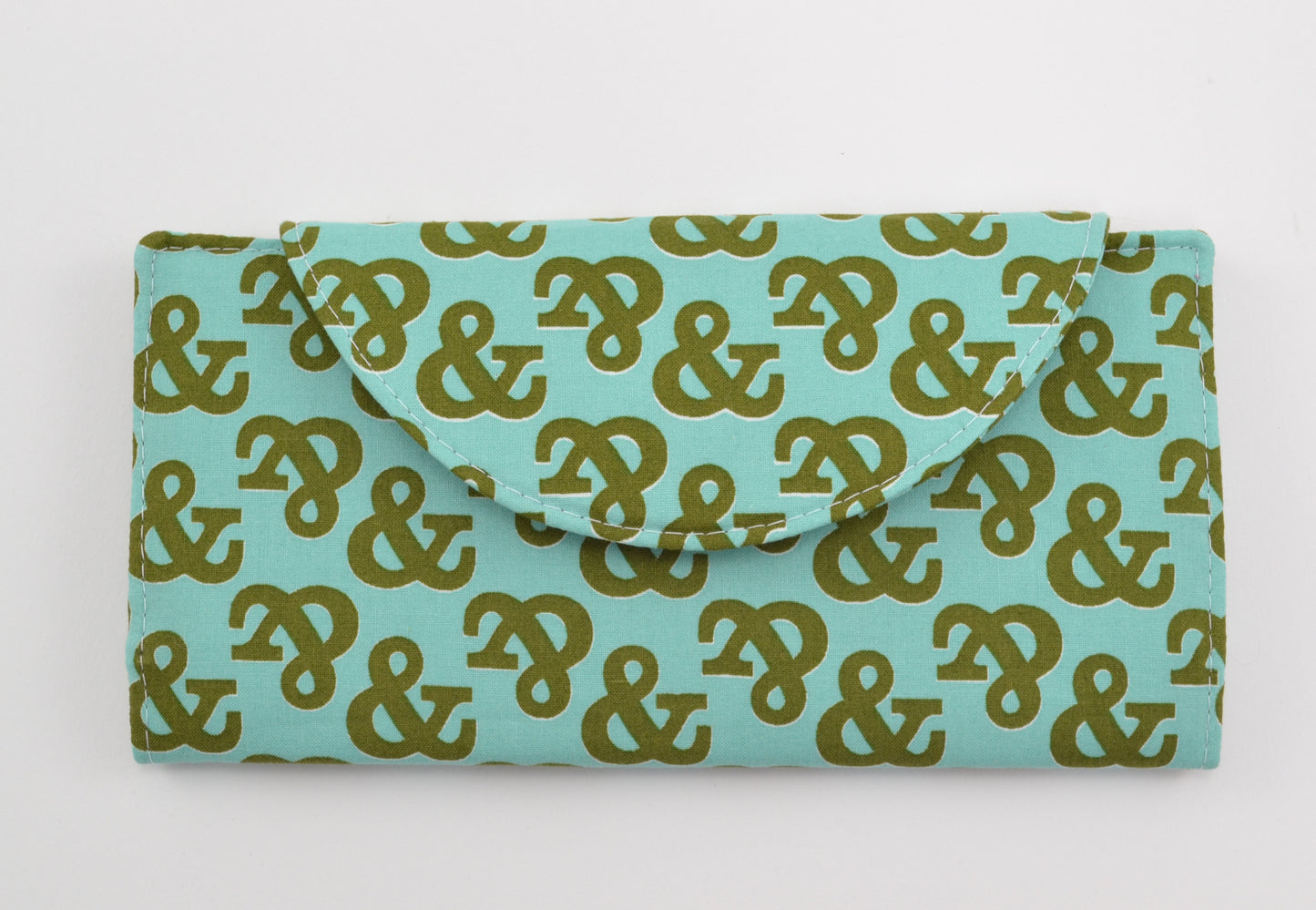 Fiona Wallet - Ampersand in Turquoise