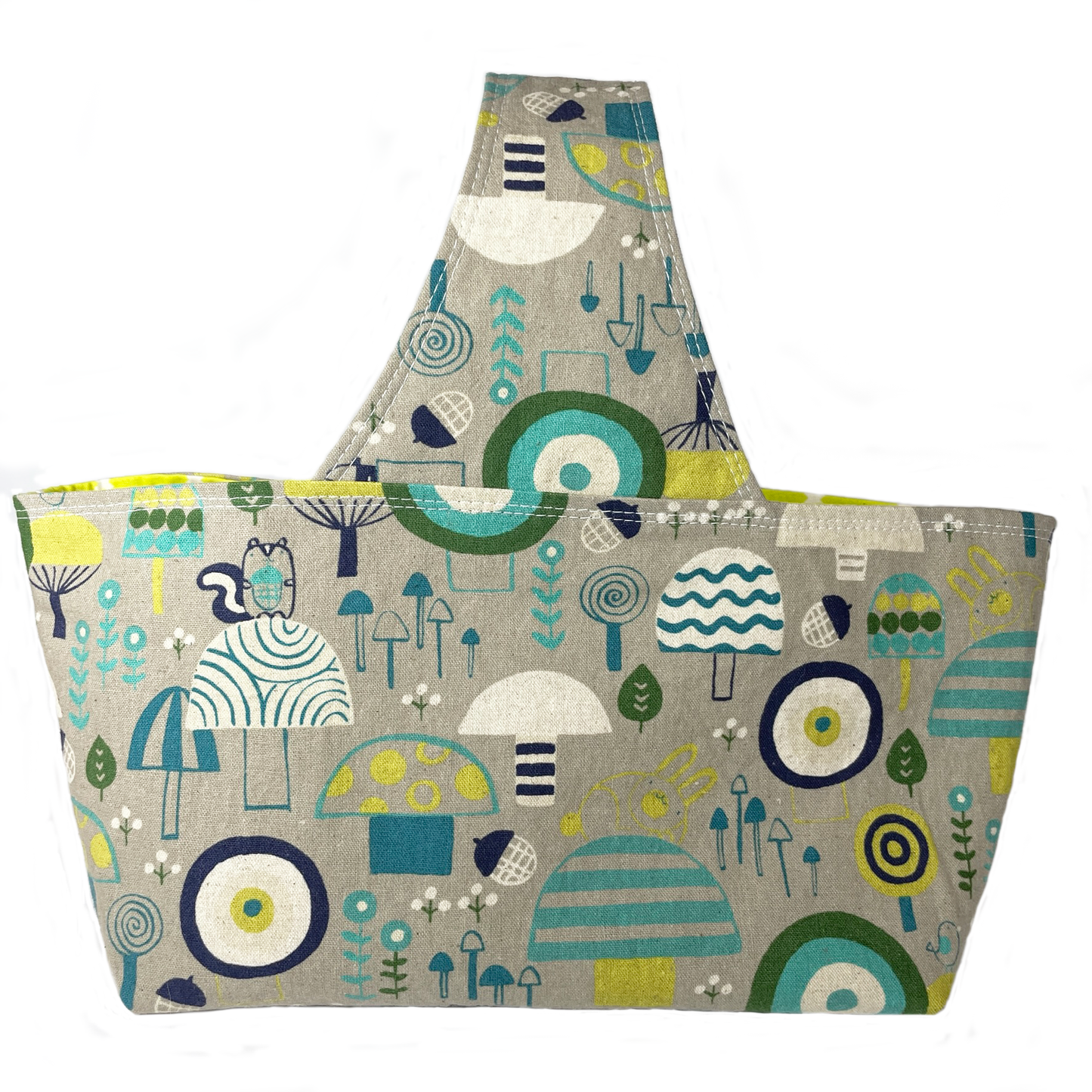 Canvas Fabric Basket - Kinoko Yama Mushroom