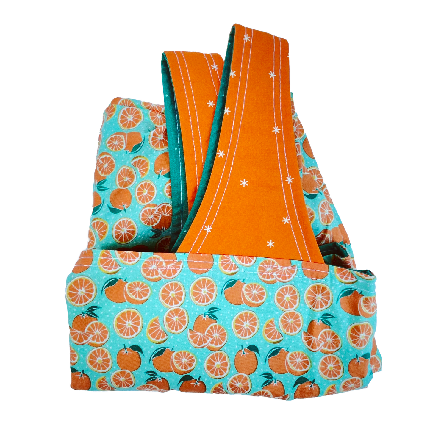 Reusable Fabric Tote - Orange Citrus